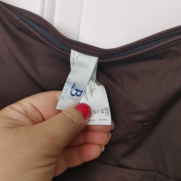 Brown swim skirt size 14 - Picture 4 of 5